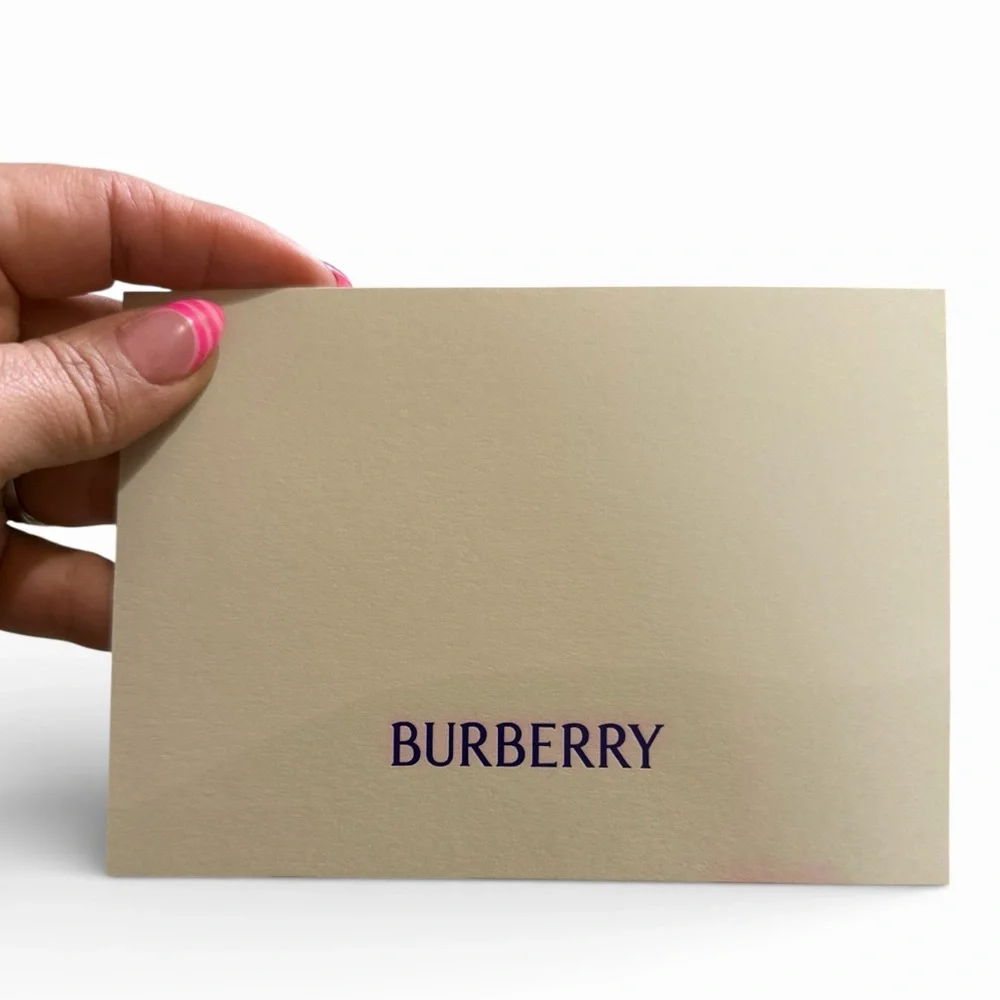 Burberry- AUTHENTIC 🍀 Cream & Navy Wax Seal Set